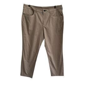 Public Rec Workday 2.0 Dealmaker Performance Tech Pants Beige 34 x 28 NWOT